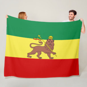Rastafarian Flag (Rastafarianism) (Rasta) Fleecedecke