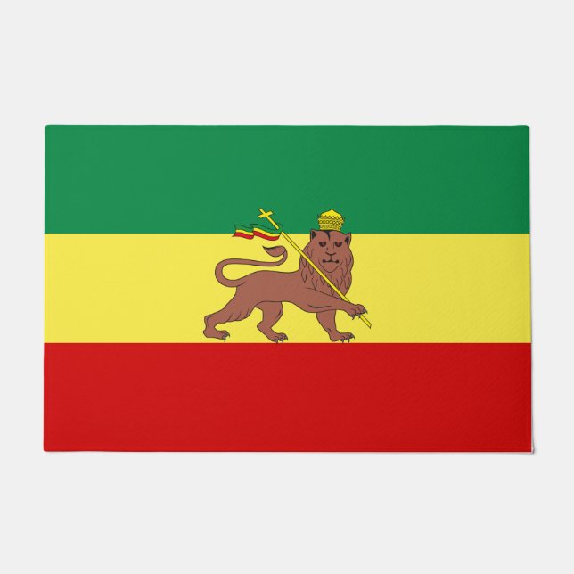 Rastafarian Flag (Rastafarianism) (Rasta) Fußmatte (Vorderseite)