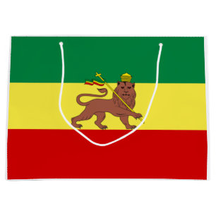 Rastafarian Flag (Rastafarianism) (Rasta) Große Geschenktüte