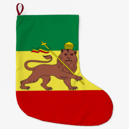 Rastafarian Flag (Rastafarianism) (Rasta) Großer Weihnachtsstrumpf