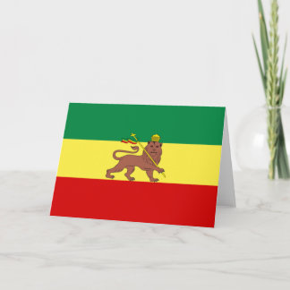 Rastafarian Flag (Rastafarianism) (Rasta) Karte