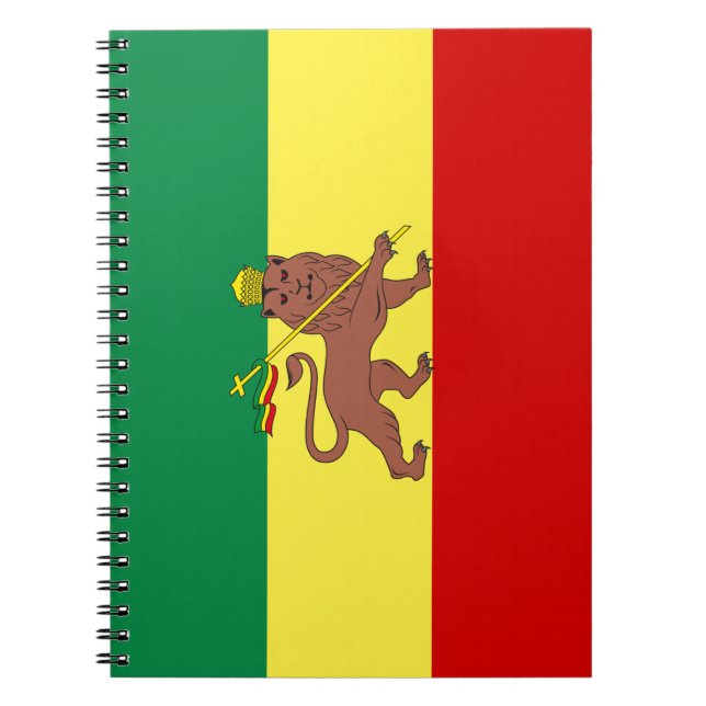 Rastafarian Flag (Rastafarianism) (Rasta) Notizblock (Vorderseite)