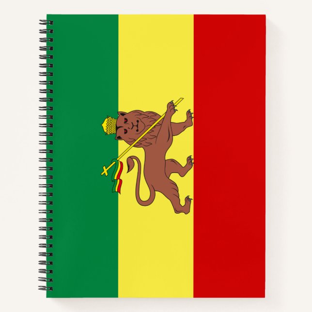 Rastafarian Flag (Rastafarianism) (Rasta) Notizbuch (Vorderseite)