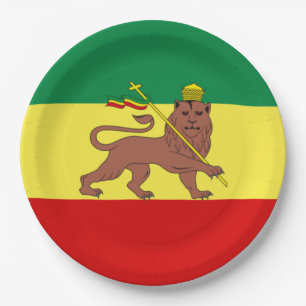 Rastafarian Flag (Rastafarianism) (Rasta) Pappteller