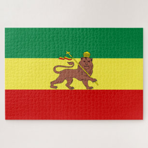 Rastafarian Flag (Rastafarianism) (Rasta) Puzzle