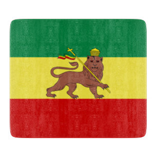 Rastafarian Flag (Rastafarianism) (Rasta) Schneidebrett