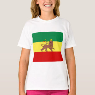 Rastafarian Flag (Rastafarianism) (Rasta) T-Shirt