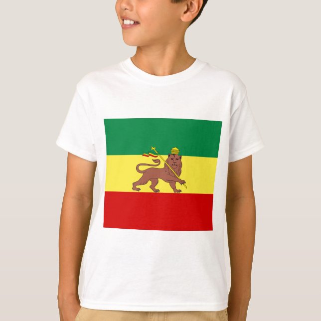 Rastafarian Flag (Rastafarianism) (Rasta) T-Shirt (Vorderseite)