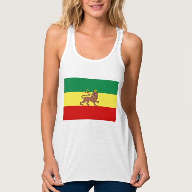 Rastafarian Flag (Rastafarianism) (Rasta) Tank Top (Vorderseite)