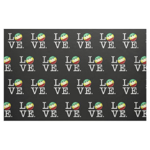 Rastafarian Liebe glückliche Rasta Flagge Stoff