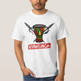 Rastaman Nyahbinghi Drum Rasta Colors Reggae T-Shirt