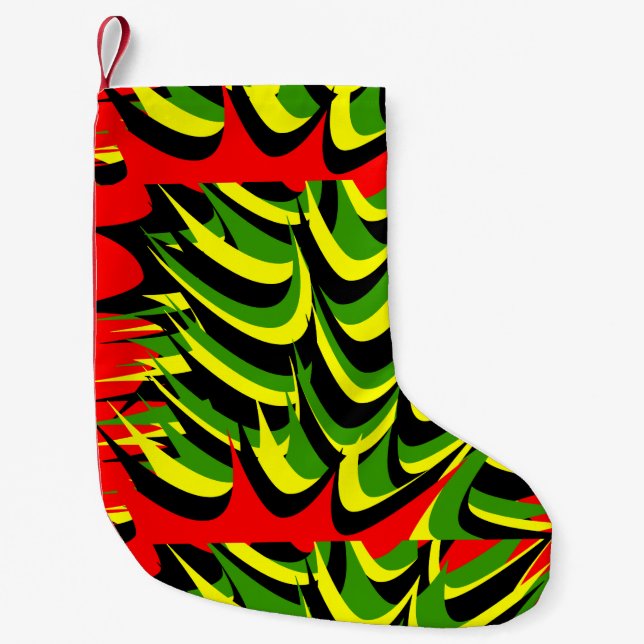 Rastatfarben Kleiner Weihnachtsstrumpf (Vorderseite)