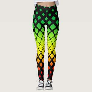 Rastermuster Leggings