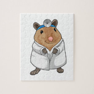 Rat als Doktor mit Doctor's Coat Puzzle