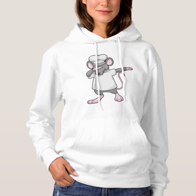 Rat als Koch auf Hip Hop Dance Dab Hoodie (Vorderseite)