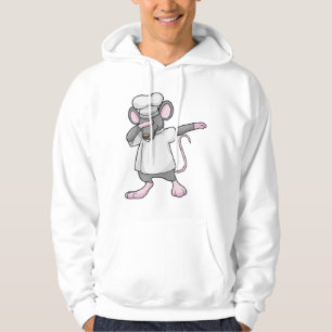 Rat als Koch auf Hip Hop Dance Dab Hoodie