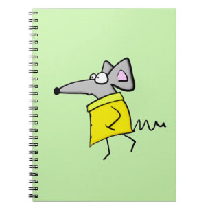 Rat auf dem Catwalk Notizblock