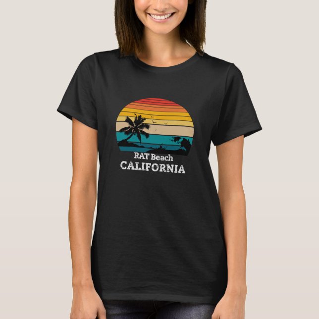 RAT Beach KALIFORNIA T-Shirt (Vorderseite)