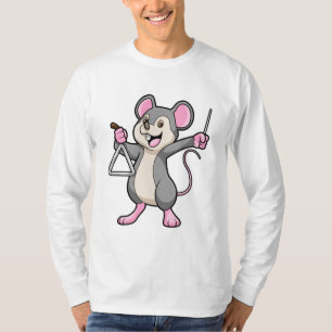 Rat bei Musik mit Triangel T-Shirt