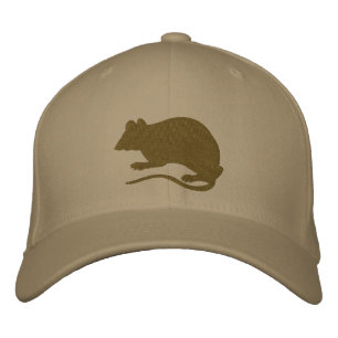 RAT BESTICKTE BASEBALLKAPPE