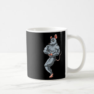 Rat Bodybuilding Fitness Gym Motivation Bodybuilde Kaffeetasse