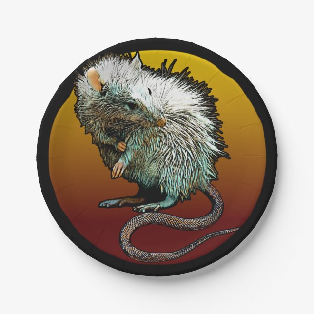 Rat Boi Pappteller (Vorderseite)