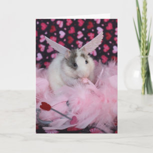 Rat Cupid Card Feiertagskarte