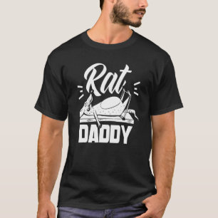 Rat Daddy Rats Süße Tier Vater Vater Papa Vater T-Shirt
