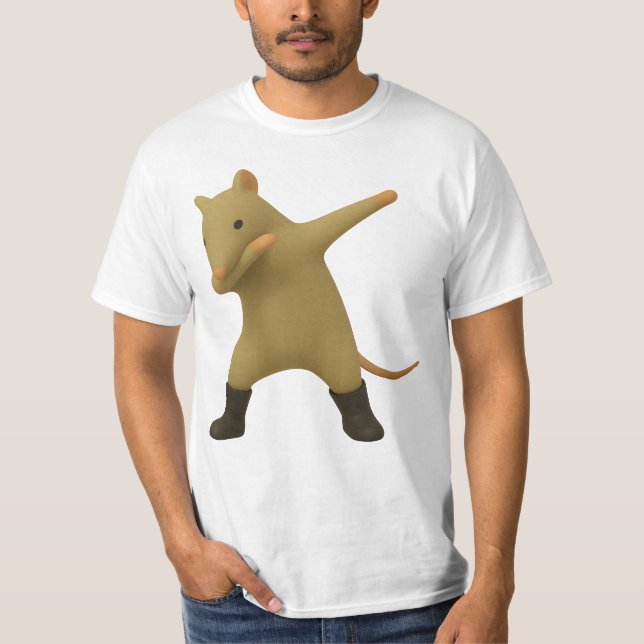 Rat Dance Meme Dabbing 2025 | Dab Dancing Rat T-Shirt (Vorderseite)