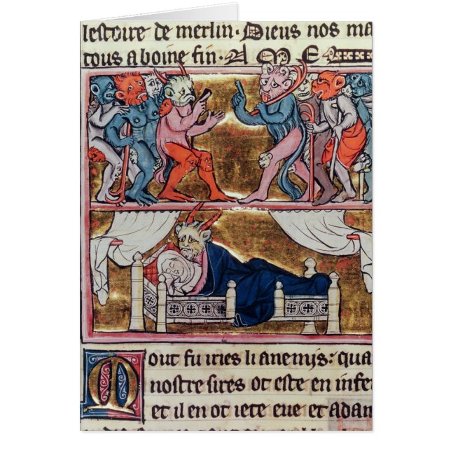 Rat der Dämonen, 'vom l'Histoire de Merlin' (Vorne)