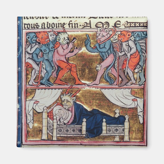 Rat der Dämonen von 'l'Histoire de Merlin' Magnet (Vorne)