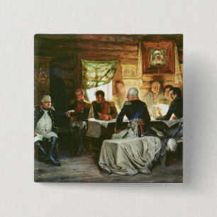 Rat des Krieges in Fili im Jahre 1812, 1882 Button