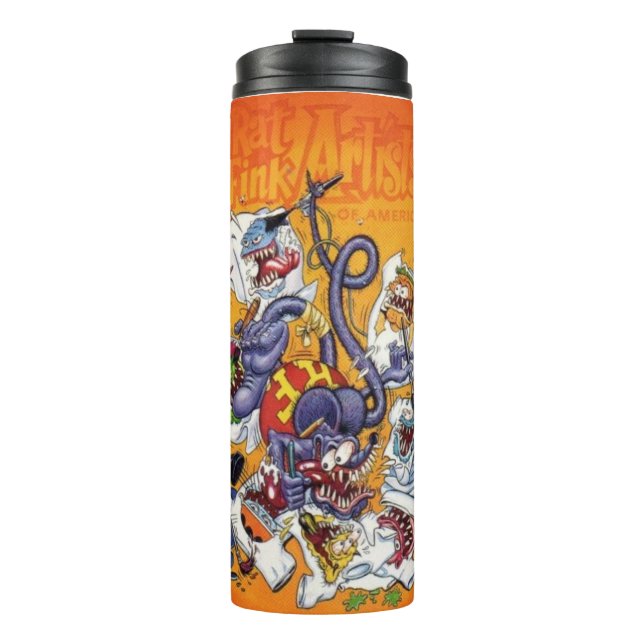 Rat Fink 14 Hot Drink Wäscher Thermosbecher (Vorderseite)