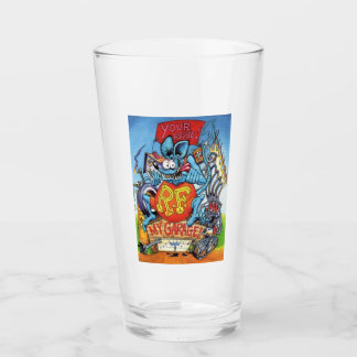 Rat Fink 1 Trinkglas Glas