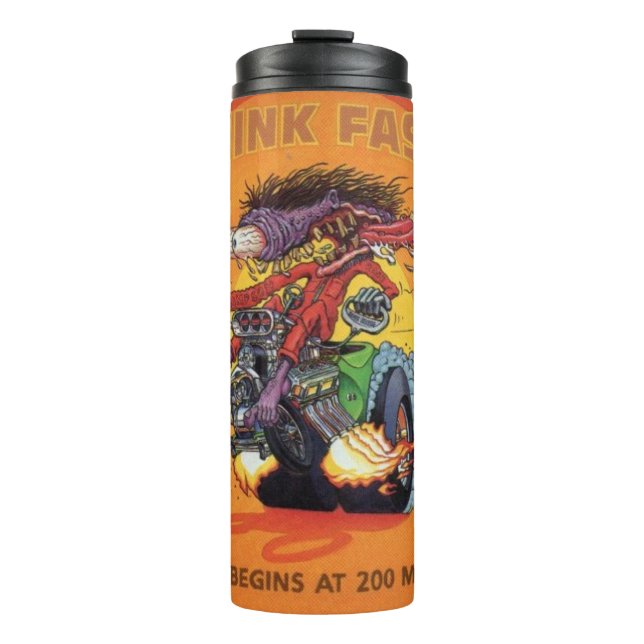 Rat Fink 22 Hot Drink Wäscher Thermosbecher (Vorderseite)