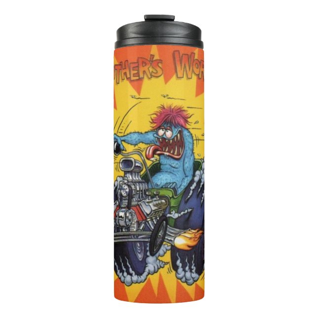 Rat Fink 42 Hot Drink Wäscher Thermosbecher (Vorderseite)