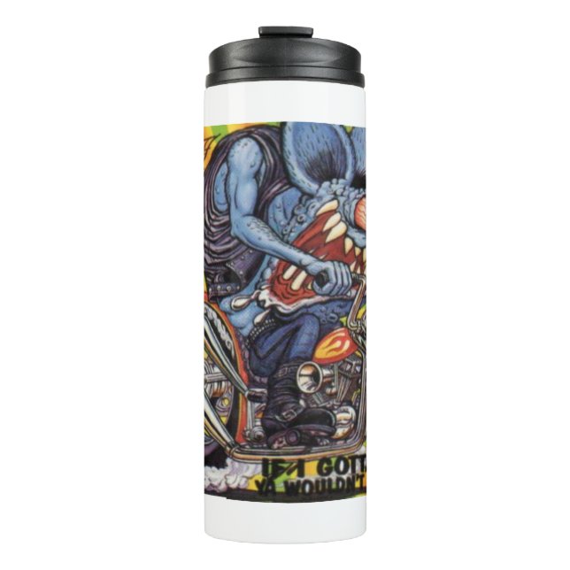 Rat Fink 49 Hot Drink Wäscher Thermosbecher (Vorderseite)