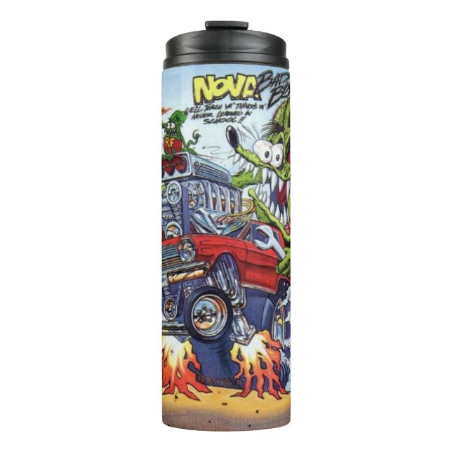 Rat Fink 7 Hot Drink Wäscher Thermosbecher (Vorderseite)