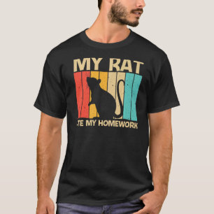 Rat für Kinder Jungen Mäuse Haustier Rat T-Shirt