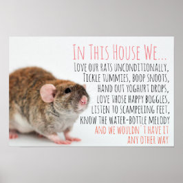 Rat Lover Poster