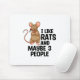 Rat Lover Ratten PET RODENTS PETS ANIMALS OHRS Mousepad (Mit Mouse)