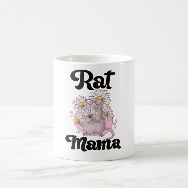 Rat Mama Gifts Rat Eigentümer Rat Pet Lover Rat Ma Kaffeetasse (Mittel)