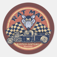 Rat Man Rusted Customs