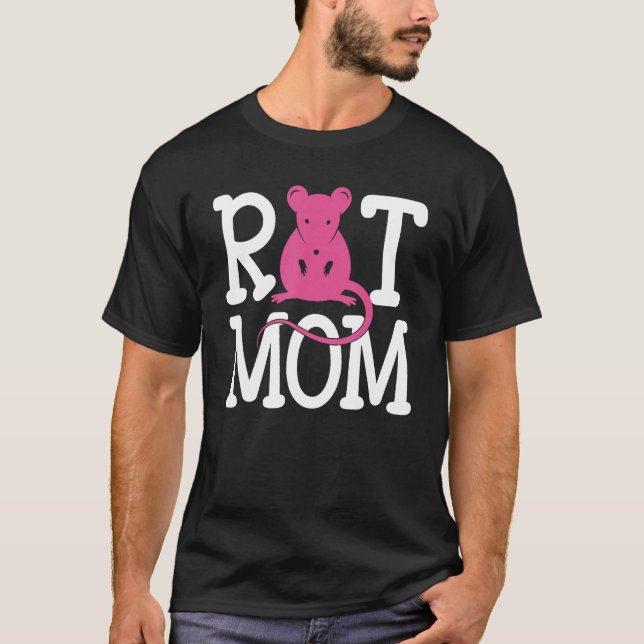 Rat Mom  Rat  Cute Rats Owner T-Shirt (Vorderseite)