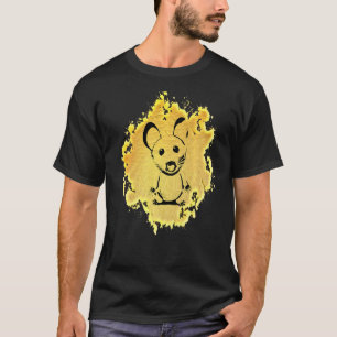 Rat Motif Niedlich Ratte in Hand Rodent Käse Haust T-Shirt