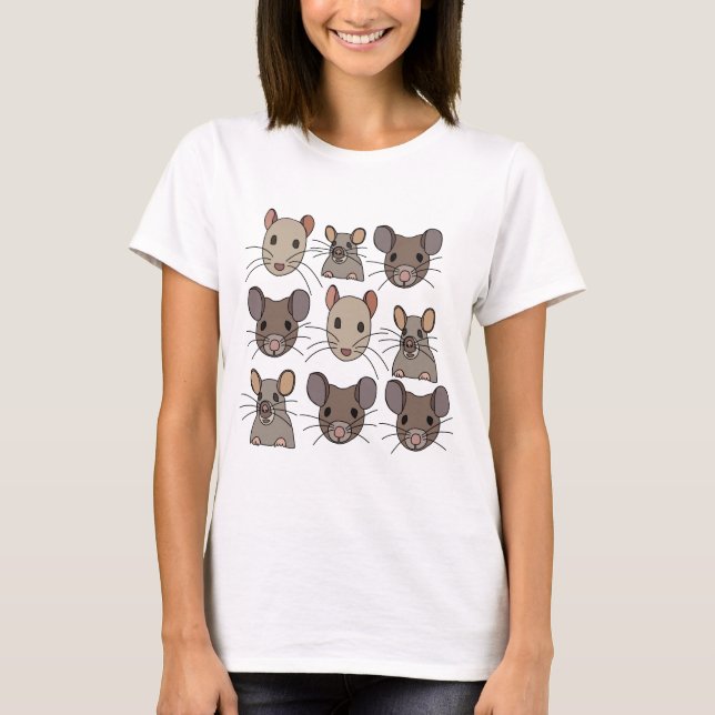 Rat Mouse Mice T-Shirt (Vorderseite)