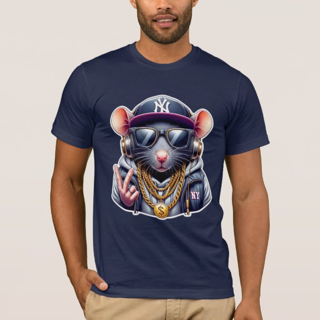 RAT-NYC STÄDTISCHER STIL 4 T-Shirt (Vorderseite)