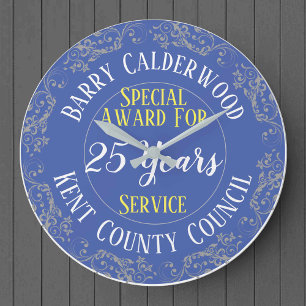 Rat-Preis für langjährige Dienste mit Jahren Große Wanduhr