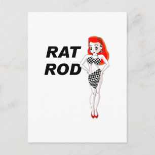 Rat Rod Postkarte