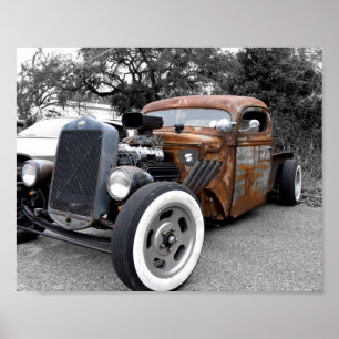 Rat Rod Print Poster